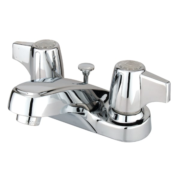 4" Centerset Bathroom Faucet, Polished Chrome